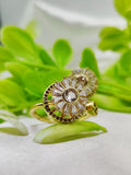Elegant Moveable Radiance Sunflower Ring – Timeless Sparkle 🌟 | Luxurious Design Ring | Adjustable Ring | Ring For Girls & Women