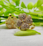 Imported Blossoming Elegance Moveable Ring – Gold & Silver Color Options 🌟 | Luxurious Design Ring | Adjustable Ring | Ring For Girls & Women