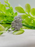 Imported Blossoming Elegance Moveable Ring – Gold & Silver Color Options 🌟 | Luxurious Design Ring | Adjustable Ring | Ring For Girls & Women