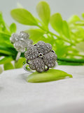 Imported Blossoming Elegance Moveable Ring – Gold & Silver Color Options 🌟 | Luxurious Design Ring | Adjustable Ring | Ring For Girls & Women