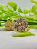 Imported Blossoming Elegance Moveable Ring – Gold & Silver Color Options 🌟 | Luxurious Design Ring | Adjustable Ring | Ring For Girls & Women