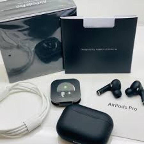 AirPods Pro 2 Black with Buzzer Lanyard &amp; Extra Rubber – High Quality