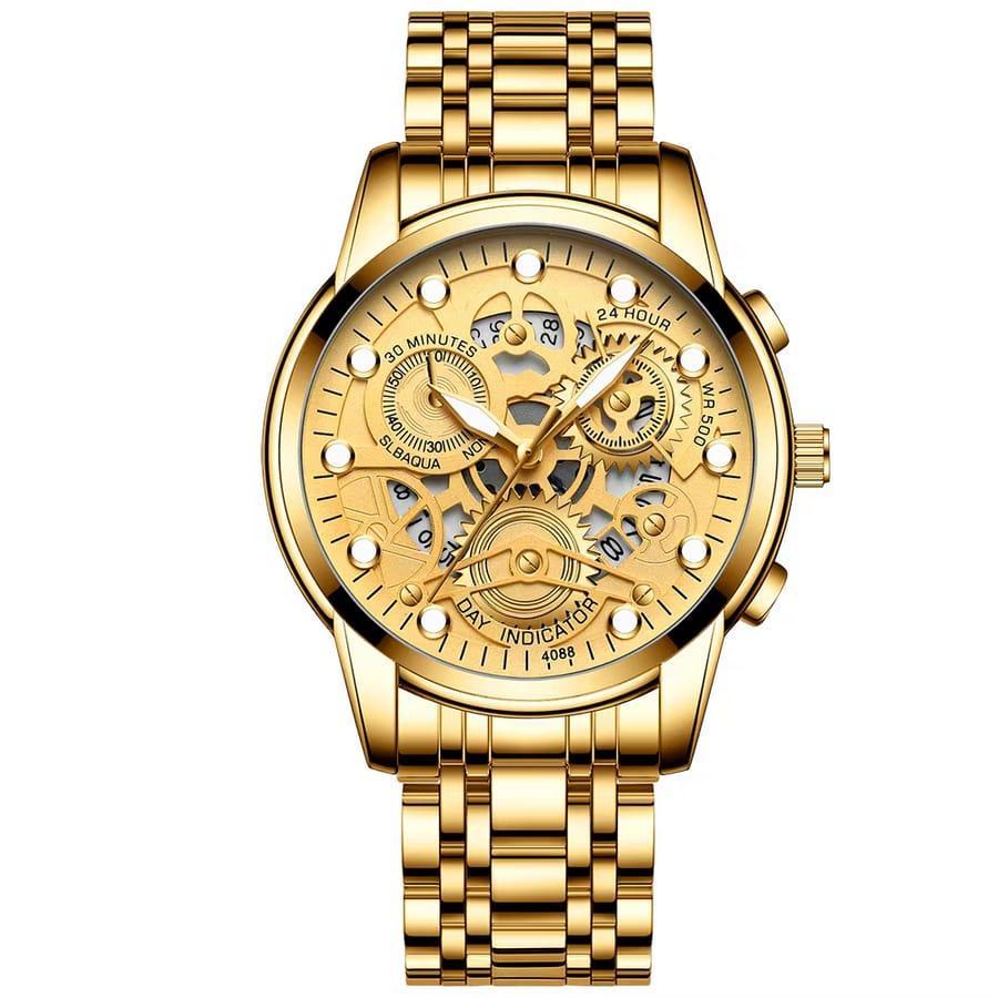 Men's Water Resistant Quartz Chronograph Watch