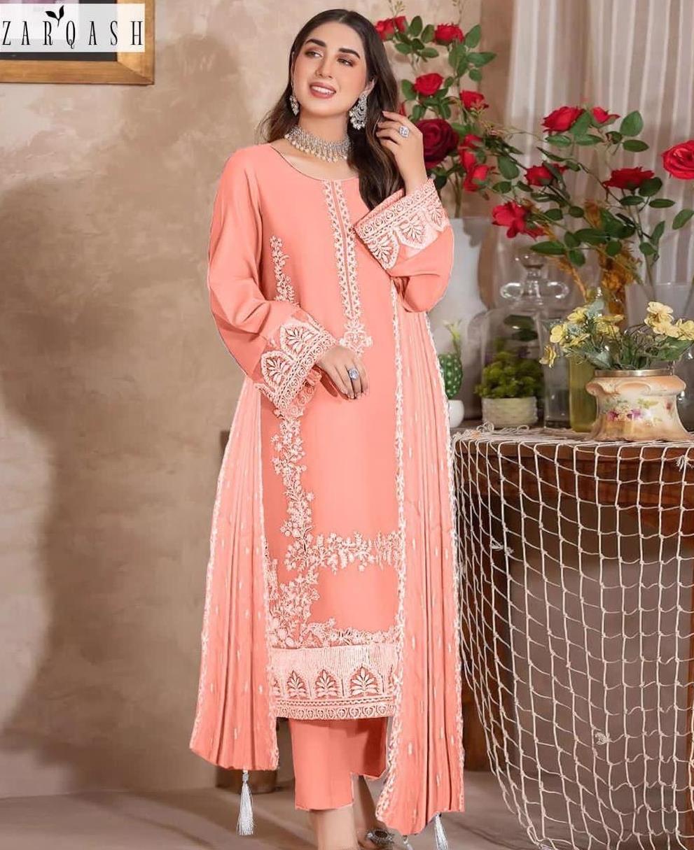3 Pcs Suit with Lawn Fabric