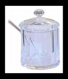 Elegant White Acrylic Glass Jar