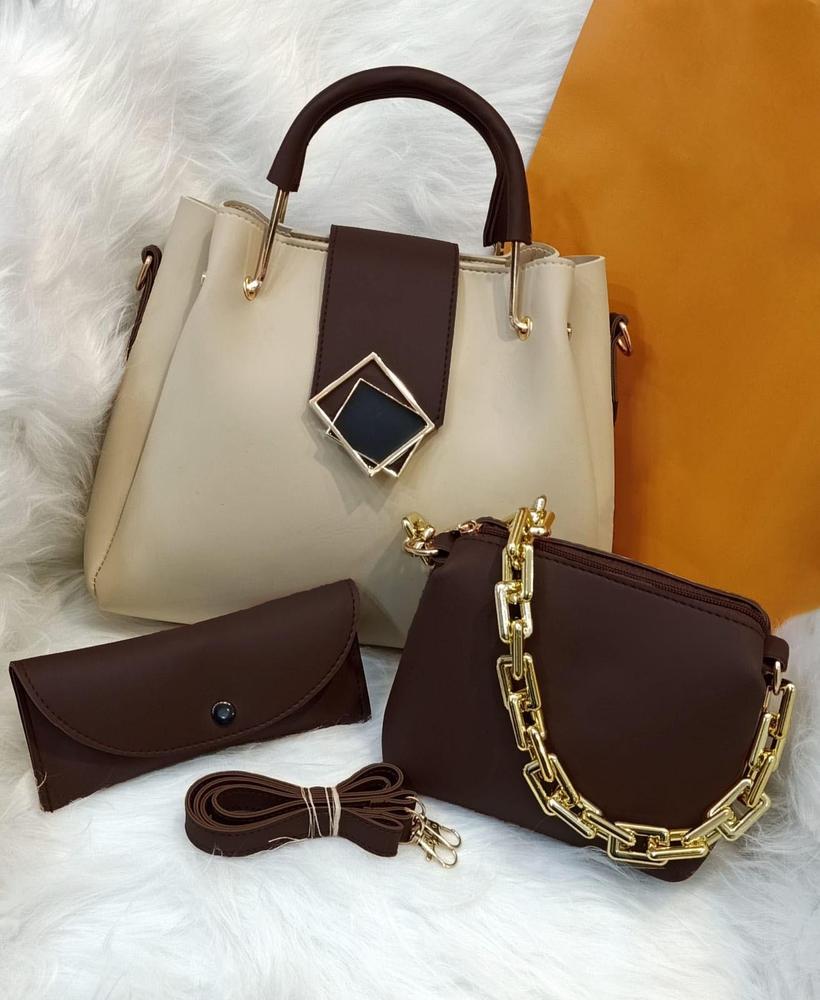 Women's Leather Top Handle Shoulder Bag