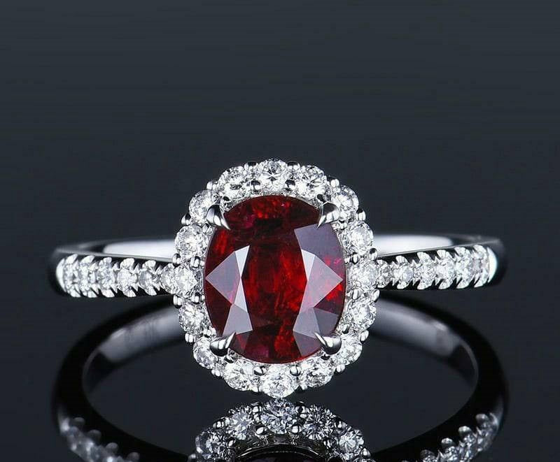 Imported Oval Zircon Ring