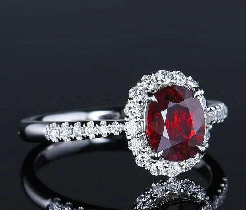 Imported Oval Zircon Ring