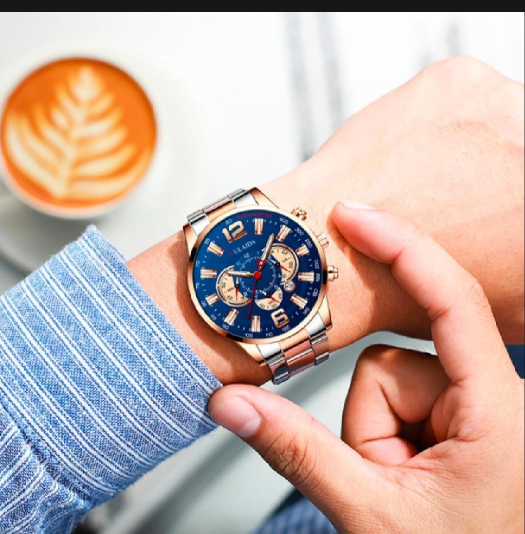 Men's Quartz Chain Strap Watch
