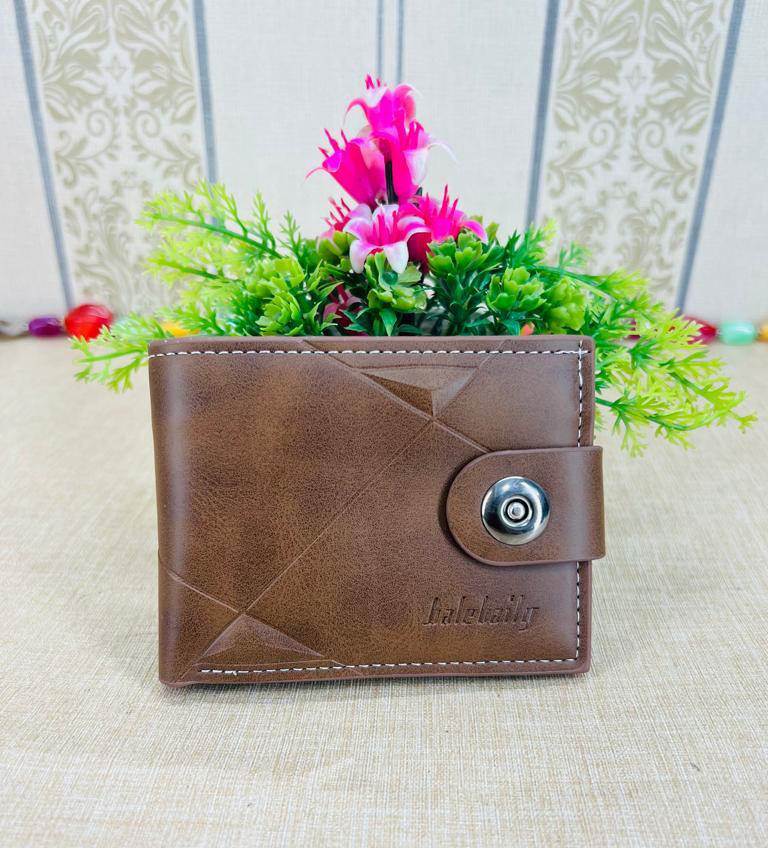 Men's Leather Textured Bifold Wallet