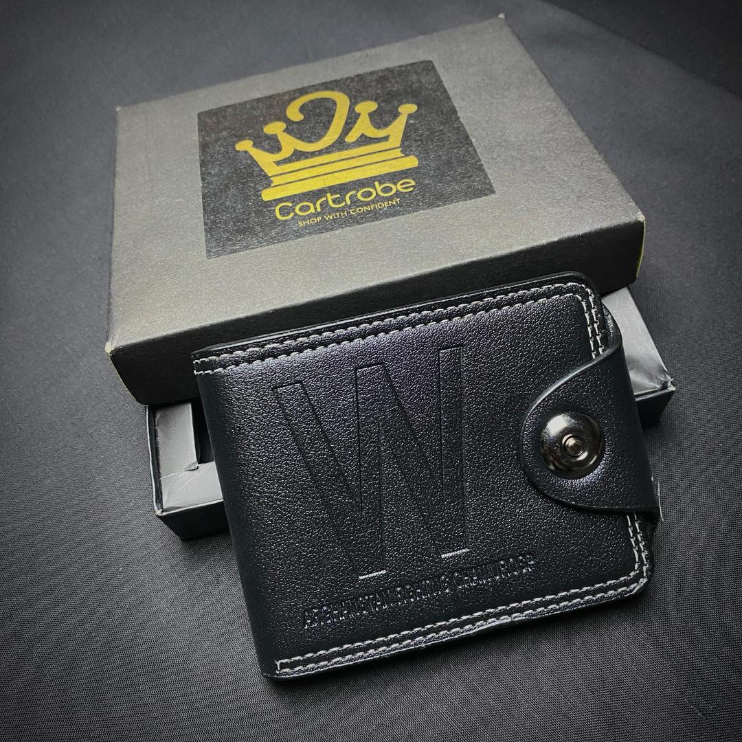 Men's PU Leather Wallet with 6 Card Holder Pockets