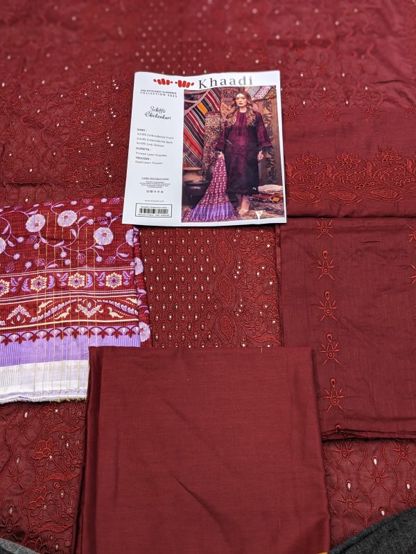 ✨ Khaadi ✨ 3 Piece Khaadi Chicken Kari Unstitched Suit New Collection For Womens