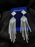 Imported Earrings In Multiple Design | Tarnish-free Diamond-shape, Heart Fringe, Long Heart Fringe, Radiant, Diamond Cascade Design Earrings| Luxury Look Artificial Earrings | Girls Earrings | Women Earrings