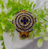 Imported Royal Ruby Crystal Golden Bracelet – Bold And Radiant Elegance Adjustable Bracelet – Best Quality Artificial Bracelet For Girls & Women | Bracelet For Every Occasion | Elegant Design