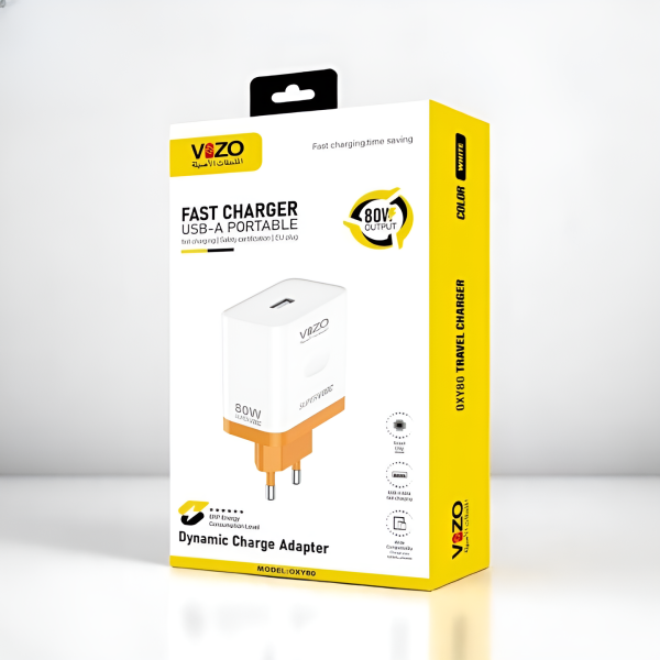 Oxy 80 – Universal Fast Charger With 80w Output | Best Quality Charger – Android Charger – Mobile Phone Charger – Type-c Cable Charger