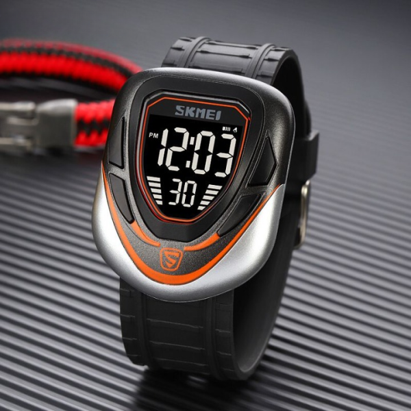 Digital Sports Men’s Watch With Led Display, Waterproof, Multiple Time Zones, Stopwatch, Alarm, And Backlight For Outdoor, Sports, And Daily Casual Wear -(without Box) | Smart Watch | Watch | Watch For Boys |