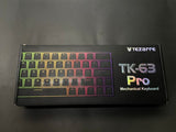 Tezarre Tk-63 Pro Rgb Wireless Mechanical Rgb Gaming Keyboard Rgb Backlight Mini Office Keyboard For Windows Laptop Pc Gamer
