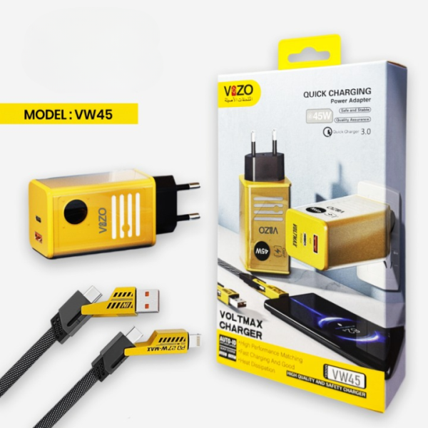 Vw45 – Volt Series Pd Fast Charger (45w Max) | Best Quality Charger – Vizo Vw45 Charger